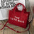 The Tote Bag For Women Crossbody Female Handbag New Solid Words Lette Leisure Large Bag,Luxury Fashion Bag,designer Bag for PU - Lootquake