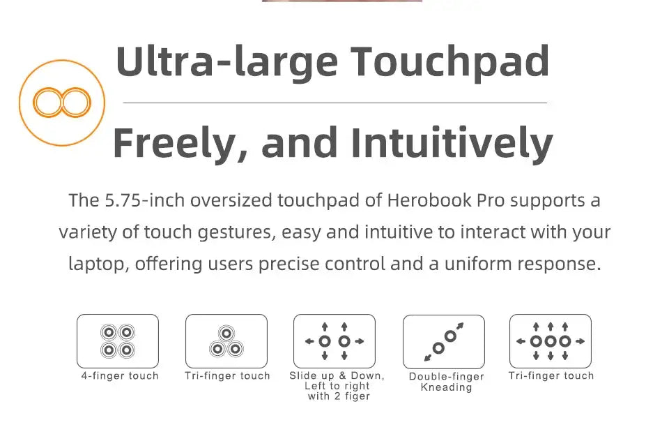 CHUWI HeroBook Pro Laptop 14.1 Inch FHD Screen Intel Celeron N4020 Dual Core UHD Graphics 600 GPU 8GB DDR4 256GB SSD Windows 11 - Lootquake