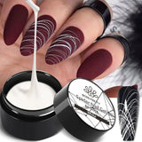 BORN PRETTY Metallic Painting Gel Gold Silver Mirror Effect Nail Polish Super Bright Drawing Line French Nail UV Painting Varnis