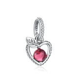 Dije de plata de ley 925 con forma de café, vino tinto, cafetera, copa de champán, compatible con pulseras colgantes originales, joyería DIY para mujer.