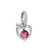 Dije de plata de ley 925 con forma de café, vino tinto, cafetera, copa de champán, compatible con pulseras colgantes originales, joyería DIY para mujer.