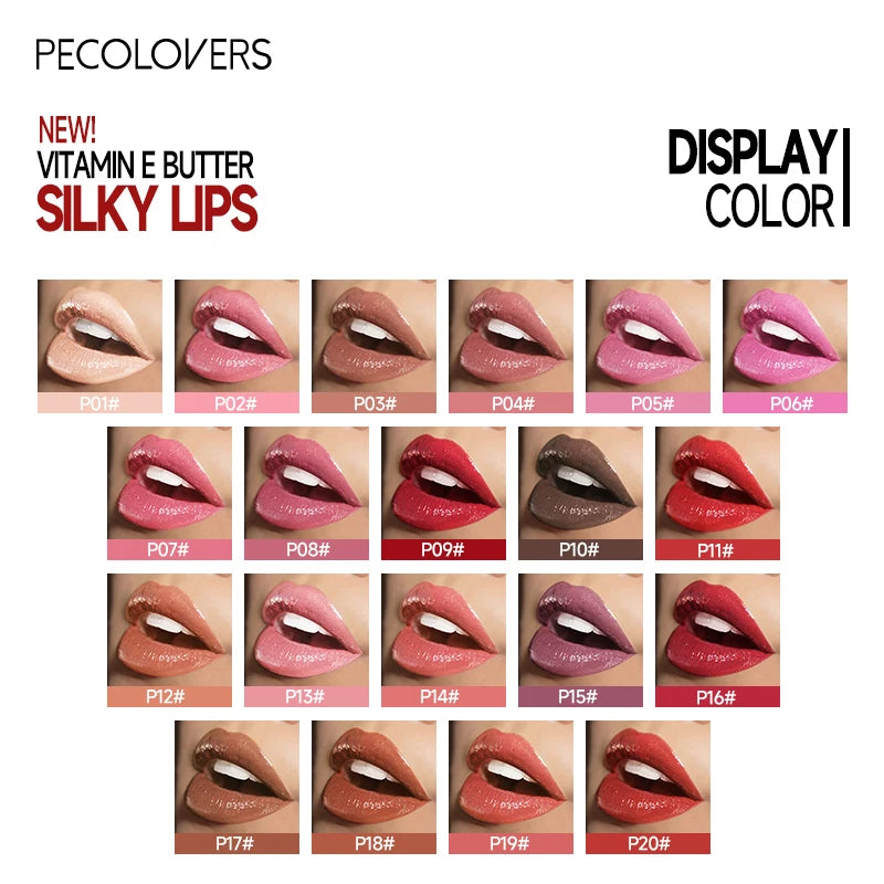 1PC Mild Texture, Highly Pigmented, Non-sticky, Moist and Glossy, Long-lasting Lip Glaze Lipstick, Perfect Gift Series for Girls
