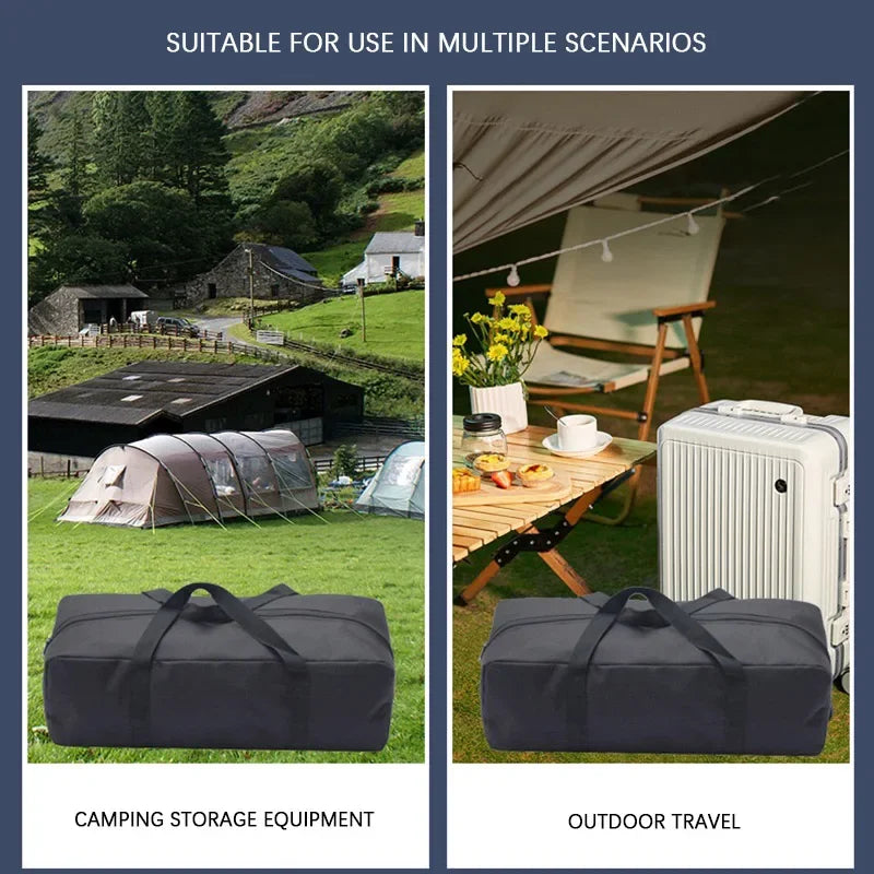 Sturdy Oxford Cloth Outdoor Waterproof Mobile Luggage Bag Laundry Shopping Bag Non-Woven Cube Home Storage And Packaging Tools