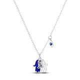 Silver Plated Women Link Chain Fine Necklace Fit Mini Dangle Charms DIY Fashion Pendant Collar - Lootquake
