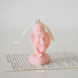 Vela perfumada con forma de ángel para decoración de habitación, estilo nórdico, que alivia la fatiga y crea un ambiente festivo para bodas y cumpleaños.