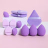12 Piece All Purpose Makeup Sponge Set with Loose Powder Puffs Mini Air Cushion Puffs Beauty Eggs and Mini Beauty Sponges