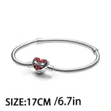 MINISO Charms de plata de ley 925 para pulseras originales de Harry Potter de 3 mm, colgantes para mujer, joyería DIY, regalos