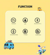 Wireless Bluetooth Speakers TK-200 Desktop Decoration Portable Outdoor Smart Music Player IP65 Waterproof Support TF Card