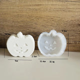 Halloween Decoration Diy Mold Skeleton Bat Mask Jack Ghost Silicone Mould Car Aromatherapy Plaster Doll Pinch Molds