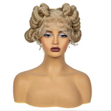 6" Short Cute Handmade Bantu Knotless Braids Wig | Transparent Full Lace