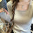 2025 New Long-sleeved Sweaters for Women Slim-fitting Square-neck Bottoming Shirts for Autumn Winter High-end Low-neck Tops - Lootquake