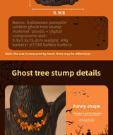 NEW Halloween Decorations, Ghost Tree Stumps, Small Ornaments, Terrifying Ghosts, Bedroom Scene Decorations, Lights