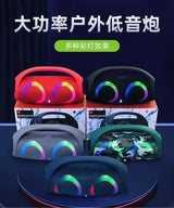 Portable Waterproof 100W High Power Bluetooth Speaker RGB Colorful Light Wireless Subwoofer 360 Stereo Surround TWS FM Boom Box