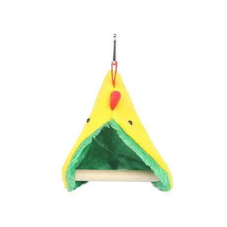 Warm Bird Parrot Nest Soft Plush Bird Parrot Hammock Warm Hanging Bed For Pet Cave Cage Hut Tent Toy House for Small Animals - Lootquake