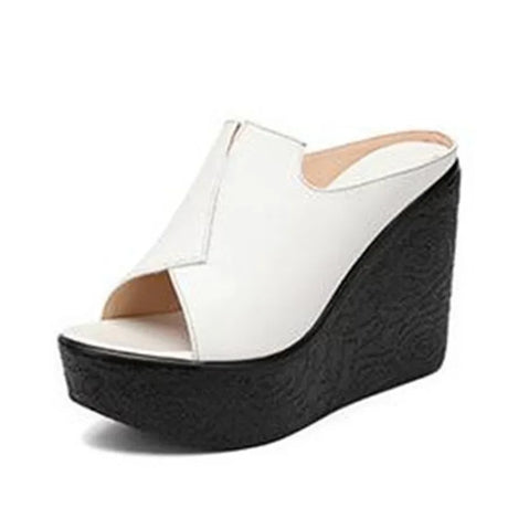 YAERNI High Heel 11cm Wedges Heel Fashion Sandals For Women's  Summer New Platform Large Size Open Toe Ladies Shoes - Lootquake