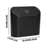 ABS square garbage bin, car mini garbage bin, suspended car dust storage box