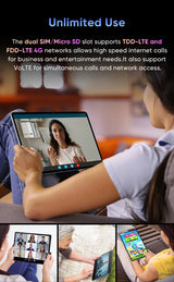 Tablette N-one NPad X1 MTK G99 8 cœurs 10,95 pouces Android 13 Charge rapide 8 600 mAh MAX 16 Go 128 Go 2 000 x 1 200 FHD 4G LTE Support L1