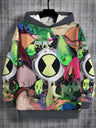 Ben 10 3D Print All Seasons Children Casual Sweatshirt Cool Pullover Tops Unisex Clothes Boy Girl Hoodies - Lootquake