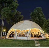 Arch Dome Tent Windproof Pavilion  Pergola Sun Room Exhibition PVC Sunshade Canopy  Wedding Shelter Tipi Outdoor camping - Lootquake