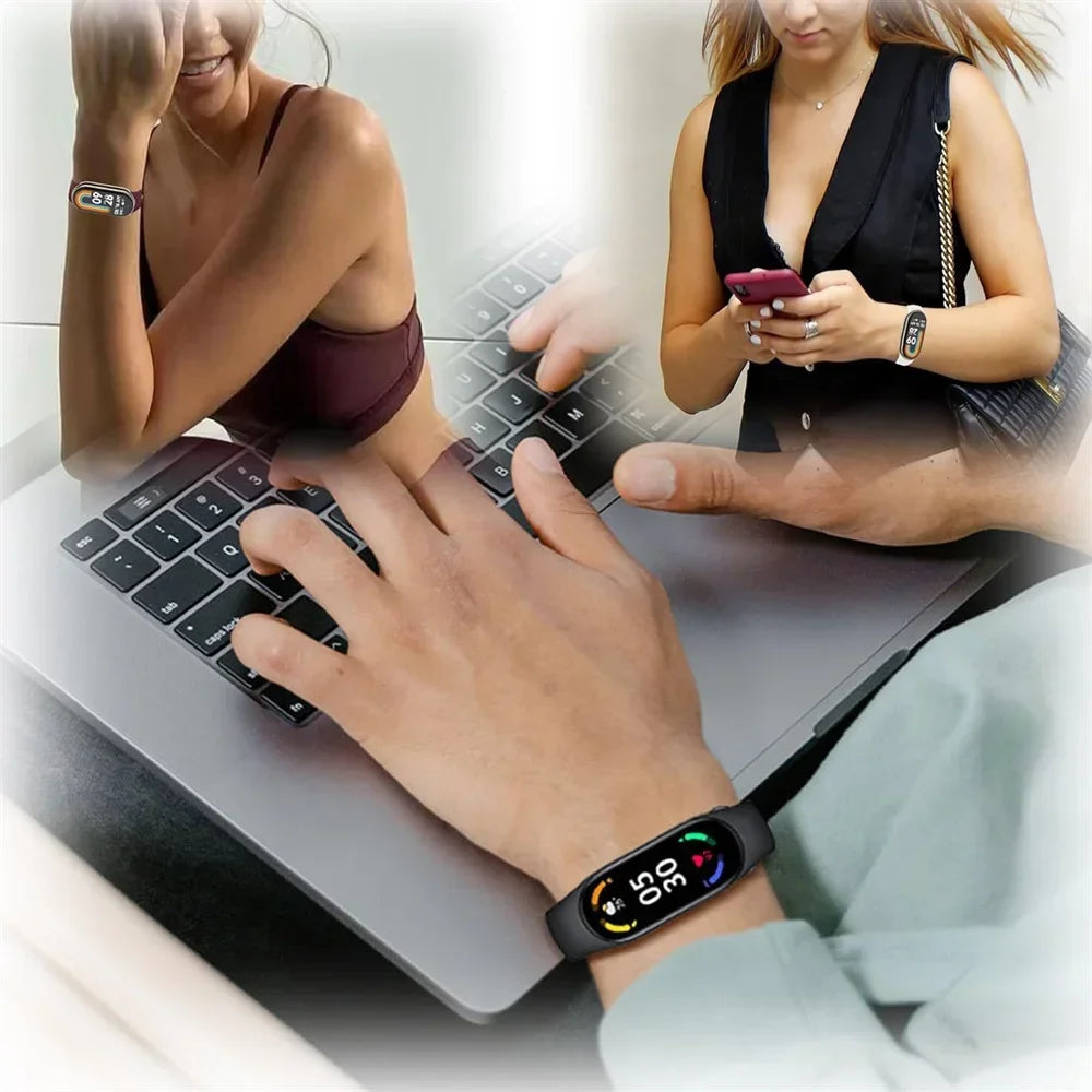 Correas deportivas para Xiaomi Mi Band 8-9 NFC, repuesto de pulsera de silicona Mi Band 9/8, resistente al agua, accesorios para Mi Band 9