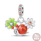 S925 Sterling Silver Princess Golf Hamster Camera Travel Three Piece Set Charms Beads 3mm DIY Fine Jewelry Making - Lootquake