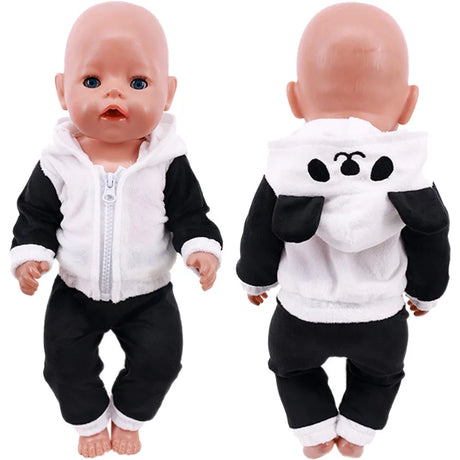 Doll Baby Clothes Kittys Kitten Cat Cartoon Dress Shoes Fit 18 Inch American&43cm Reborn New Born Baby Doll OG Girl`s Toy Doll - Lootquake