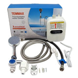 Chauffe-eau instantané 3500 W, robinet de salle de bain, prise UE, affichage numérique, pour maison de campagne, chalet, hôtel