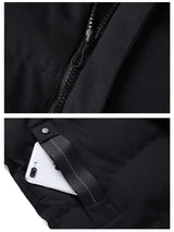 7xl Plus Size Padded Parkas Men Thick Warm Coats Solid Warm Cotton Long Coats Windbreaker Winter Outerwear 6xl Thermal Jacket - Lootquake