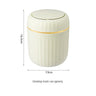 Mini bote de basura de prensa, cesto de basura de escritorio, cesto de basura de plástico para mesa de casa, suministros de oficina, cubos de basura, caja de artículos varios, suministros para el hogar
