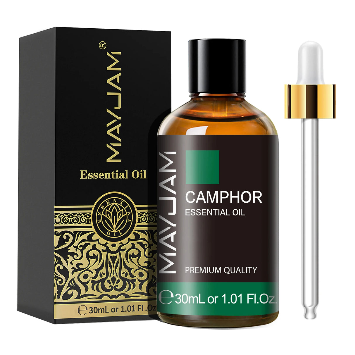 MAYJAM 1PCS 30ML Huile Essentielle d'Aromathérapie Lavande Vanille Jasmin Eucalyptus Menthe Poivrée Huile Aromatique pour Diffuseur Bougie Savon