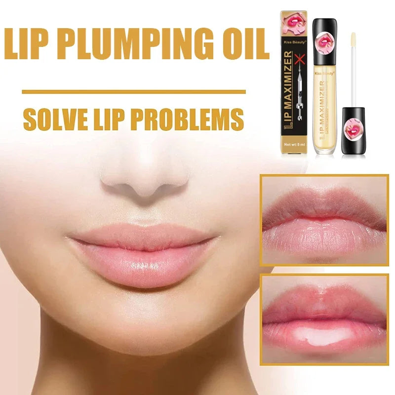 Brillant à lèvres transparent, huile repulpante, hydratante, réparatrice, réduit les ridules, éclaircit, sublime, sérum pour les lèvres, cosmétique