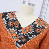 Plus Size 5XL VONDA 2024 Bohemian Printed Long Dress Summer Women V-Neck Short Sleeve Maxi Sundress Casual Pockets Loose Robe - Lootquake