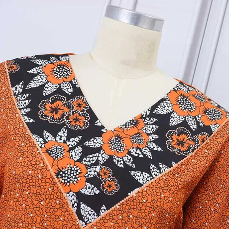 Plus Size 5XL VONDA 2024 Bohemian Printed Long Dress Summer Women V-Neck Short Sleeve Maxi Sundress Casual Pockets Loose Robe - Lootquake