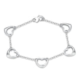 Fashion charm 925 Sterling Silver Bracelet for man woman Twisted rope chain fine jewelry Wedding party Christmas gift - Lootquake