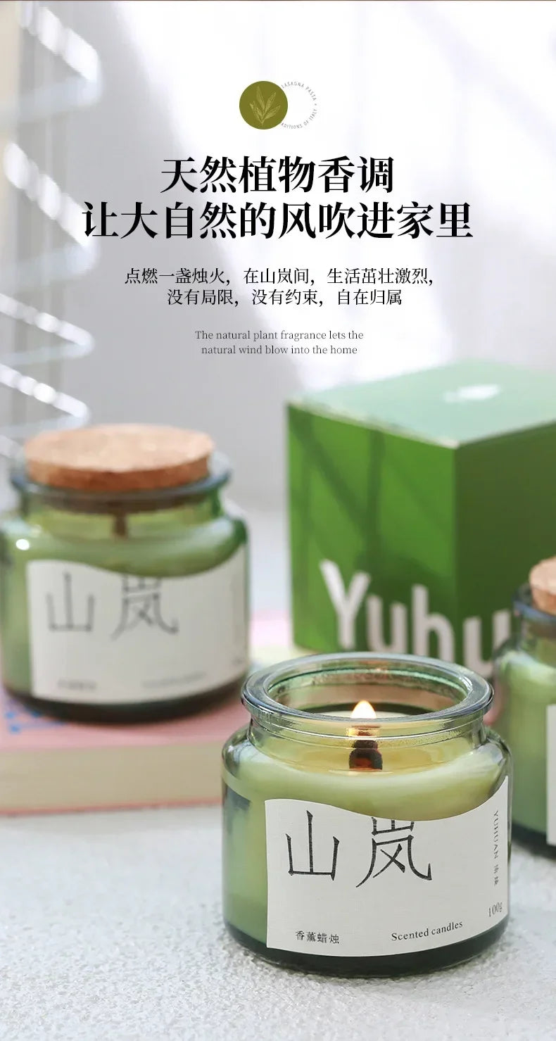 Aromatherapy Candles Indoor Bedroom Fragrance Home Long Lasting Light Fragrance Helps Sleep Purifying Air Birthday Gift