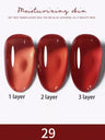 1-30pcs PSK Nude Pink Color Nail Art Ice Transparent Bare Color Nail Enamel 2025 New Net Red Popular White Gel Nail Polish