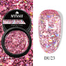 8ml Super Shine Silver Metal Painting Gel Nail Polish High-density Mirror Effect Semi Permanant Nail Art Manicure Varnish