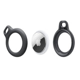 1pc Secure Holder with Strap for Apple Airtag Case Anti-scratch Keychain  Protective Cover Bumper Case With Strap - Lootquake