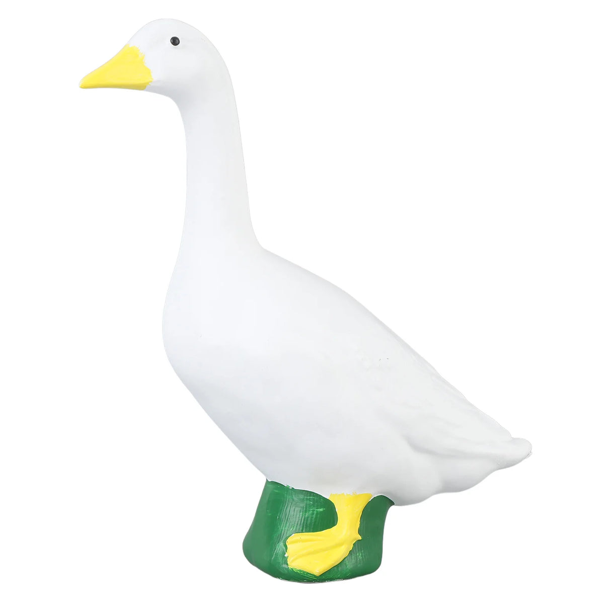 Resin Goose Figurine Lifelike Exquisite Craft Goose Statue Sculpture Ornament for Home Garden Porches Decoration