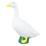 Resin Goose Figurine Lifelike Exquisite Craft Goose Statue Sculpture Ornament for Home Garden Porches Decoration