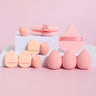 12 Piece All Purpose Makeup Sponge Set with Loose Powder Puffs Mini Air Cushion Puffs Beauty Eggs and Mini Beauty Sponges