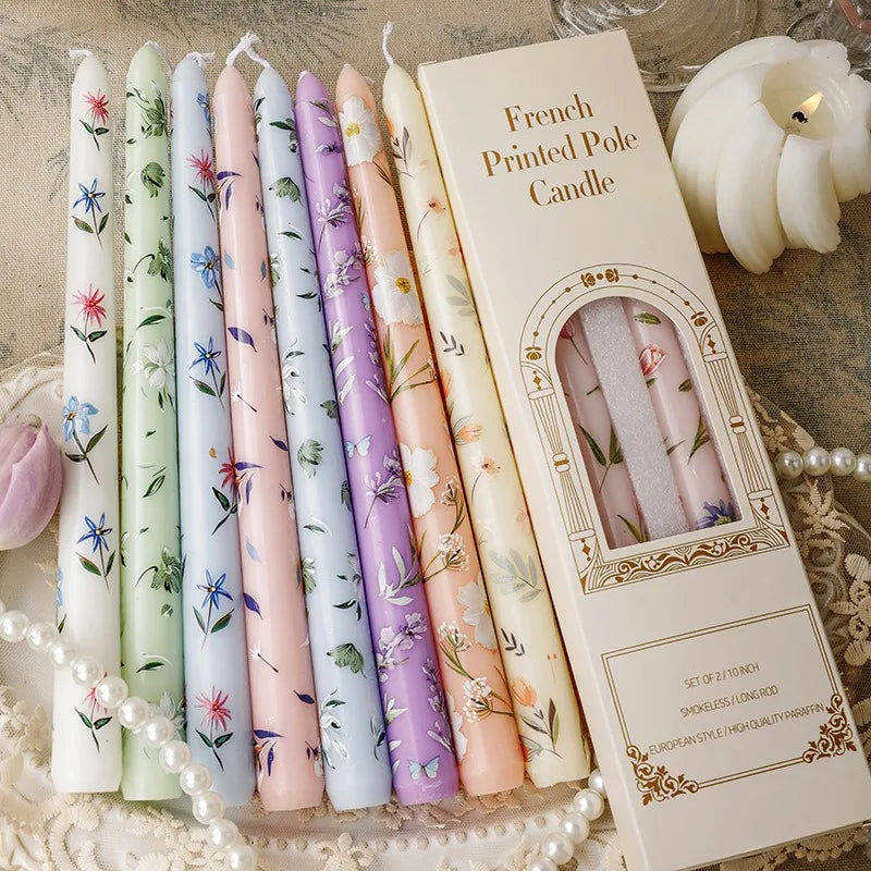 2 velas perfumadas de cera de soja con forma de flor, para aromaterapia, bodas, cumpleaños, fiestas y decoración del hogar.