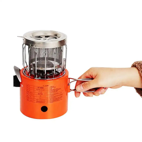 Outdoor Heater 1300W Portable Dual-Use Heating Stove Liquefied Gas Mini Tent Heater Grill Stove Tent Heater For Camping - Lootquake