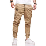 2025New Men's Casual Sports Pants Sweatpants Male Jogger Cargo Harem Pencil Pants Trousers Multi-pocket Sweatwear