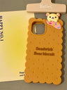 Funny Sandwich Rilakkuma Bear Biscuit Phone Case