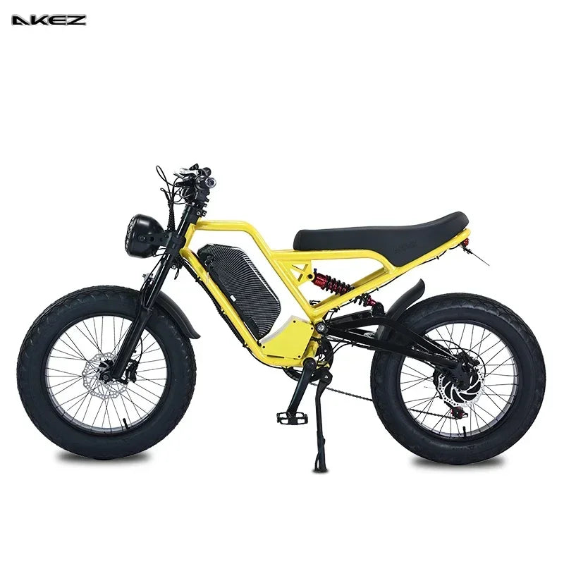 Bicicletas eléctricas de suspensión completa, 1500 W, 48 V, 18 Ah, batería extraíble, neumáticos anchos, freno hidráulico, para adultos.