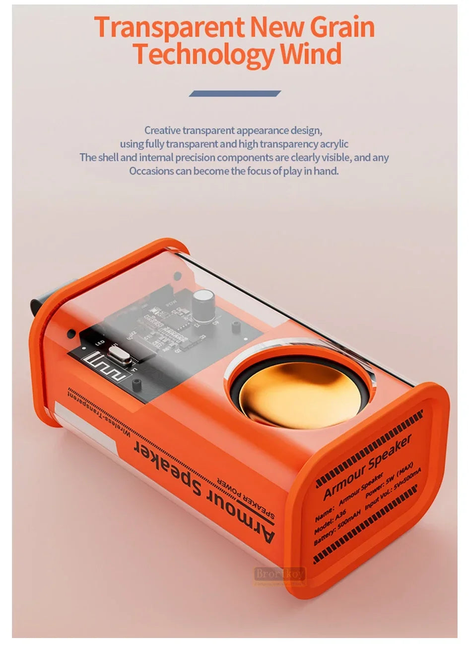 Enceinte Bluetooth K08, barre de son LED clignotante, caisson de basses portable pour l'extérieur et l'intérieur, prise en charge de la carte TF, radio FM, étanche