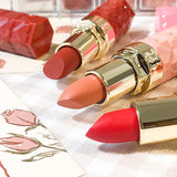 Matte Lipstick, 18-Color, Long-Lasting, Non-Stick Cup, Fade-Resistant, Velvety Texture, Luxurious Hydrating Lip Makeup For All-D