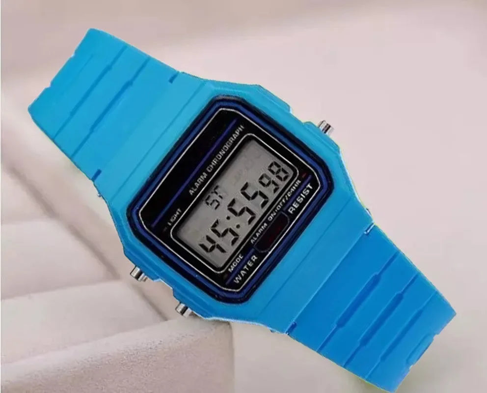 Sport LED Digital Watches for Men Simple Small Square Dial Electronic Watch Silicone Band Fashion Casual Mens Watch montre homme - Lootquake