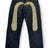 Jeans Women Gothic Y2K Retro Streetwear Black Cargo Punk Vintage Kpop Print Wide Leg Denim Panrts Female Autumn Trousers Pants - Lootquake